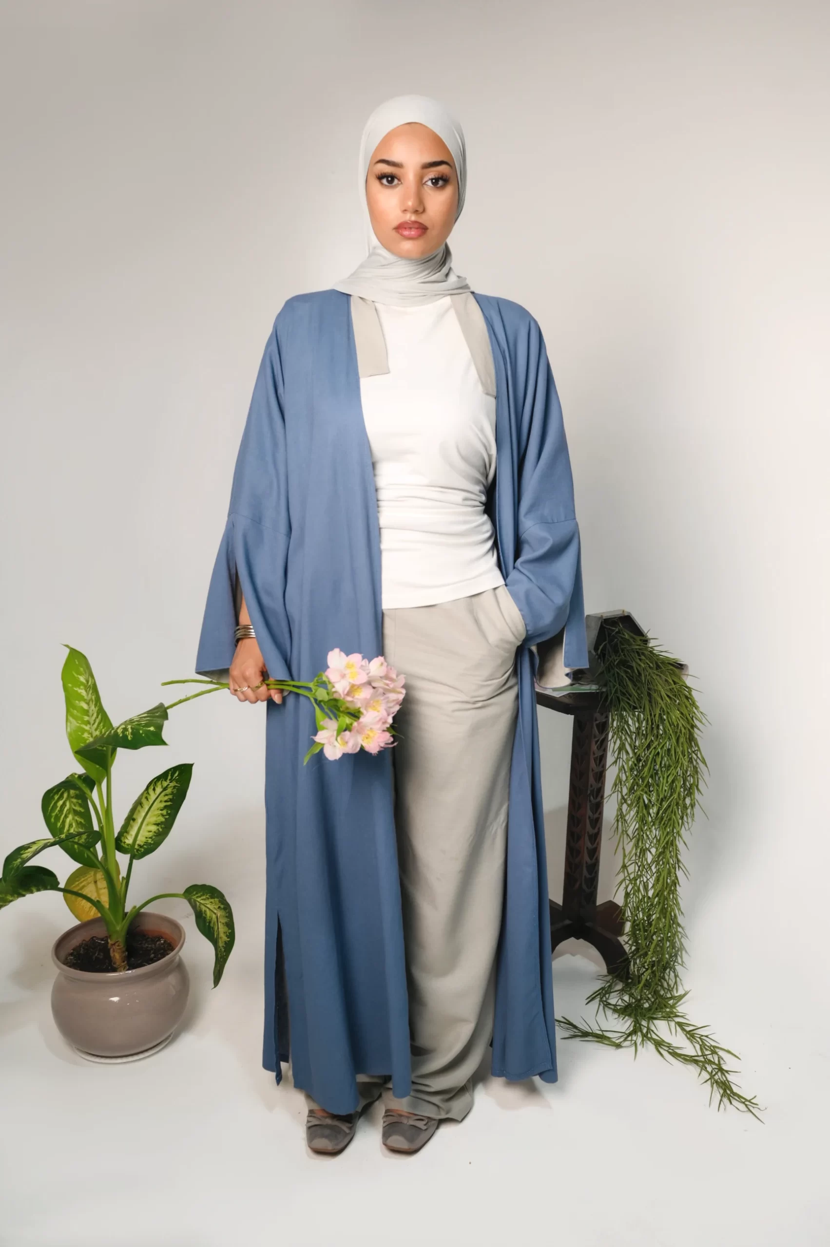 Kimono Layali Bleu jean