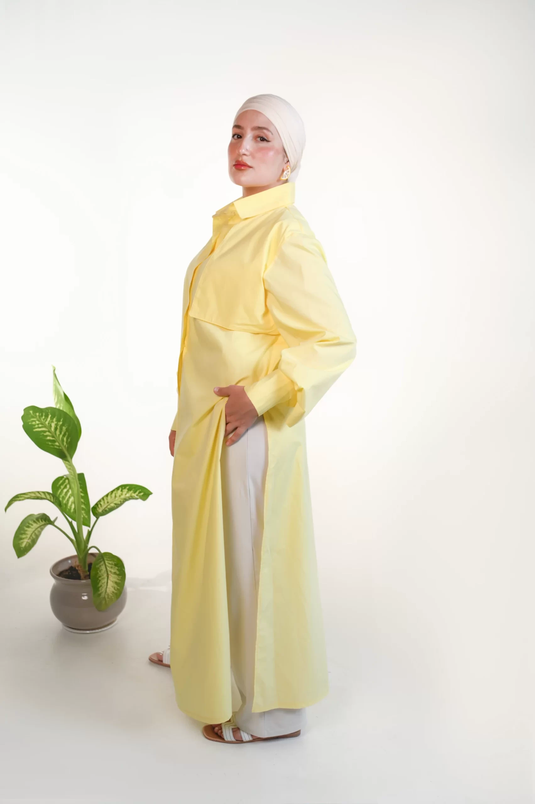 Chemise Liquette Amwaj Jaune