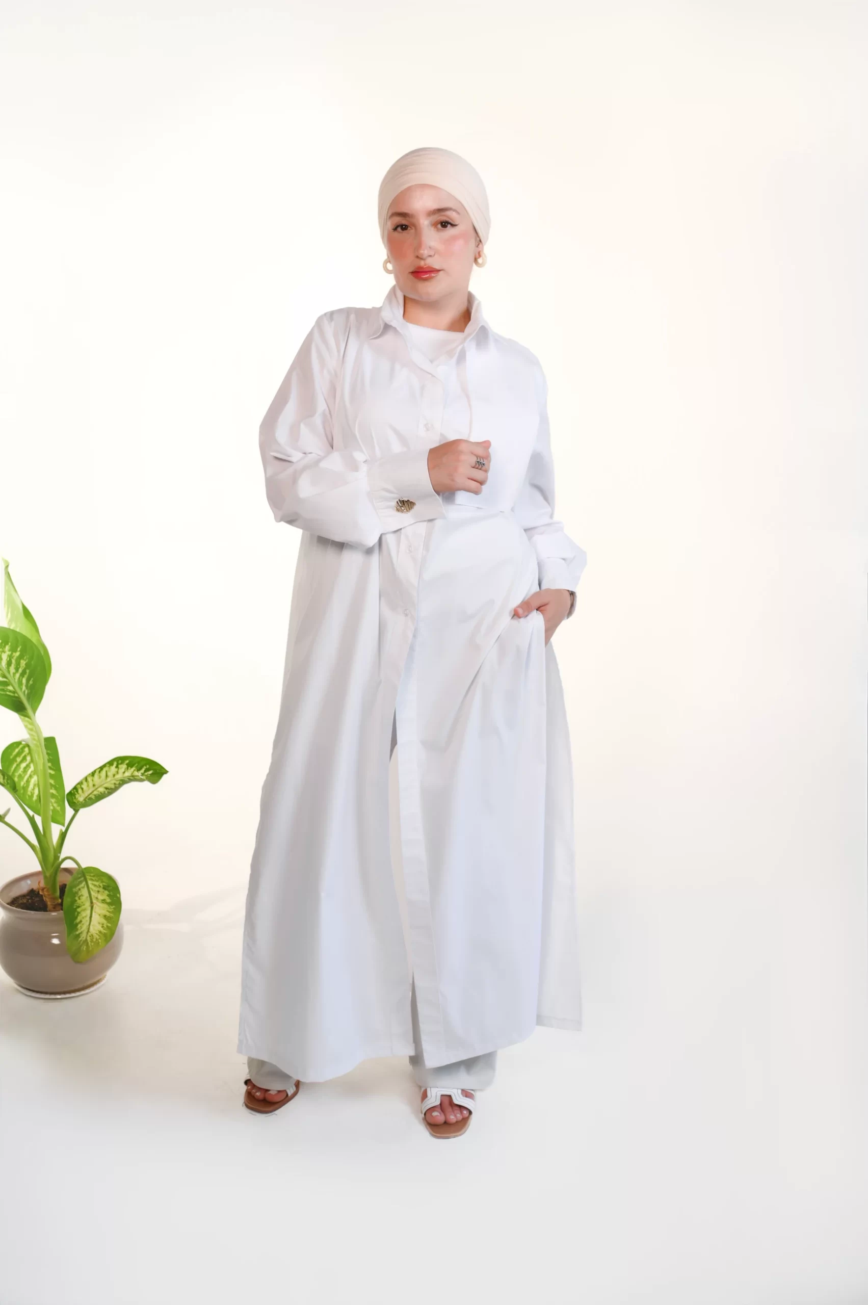 Chemise Liquette Amwaj Blanc