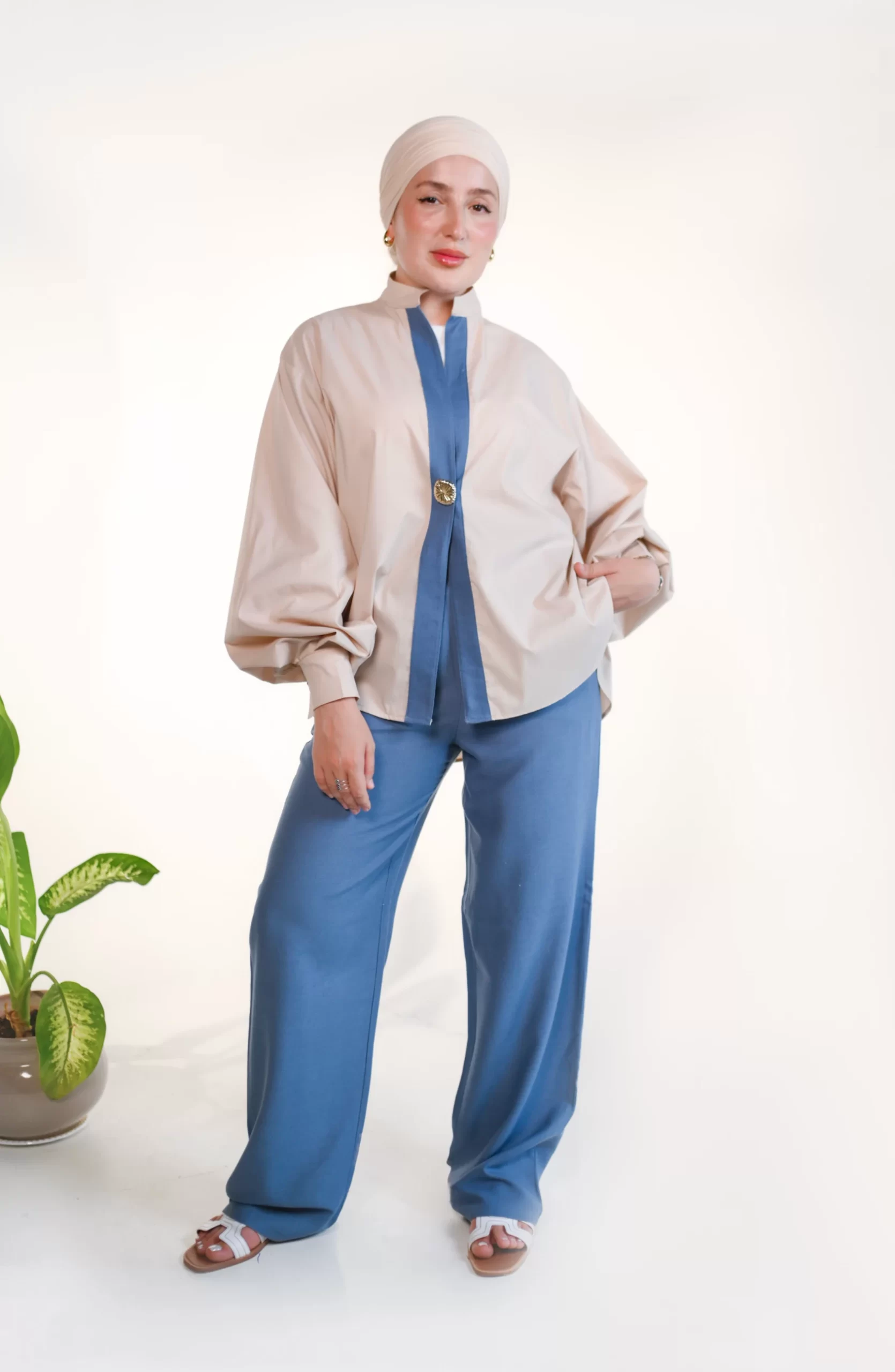 Chemise Nassma Beige
