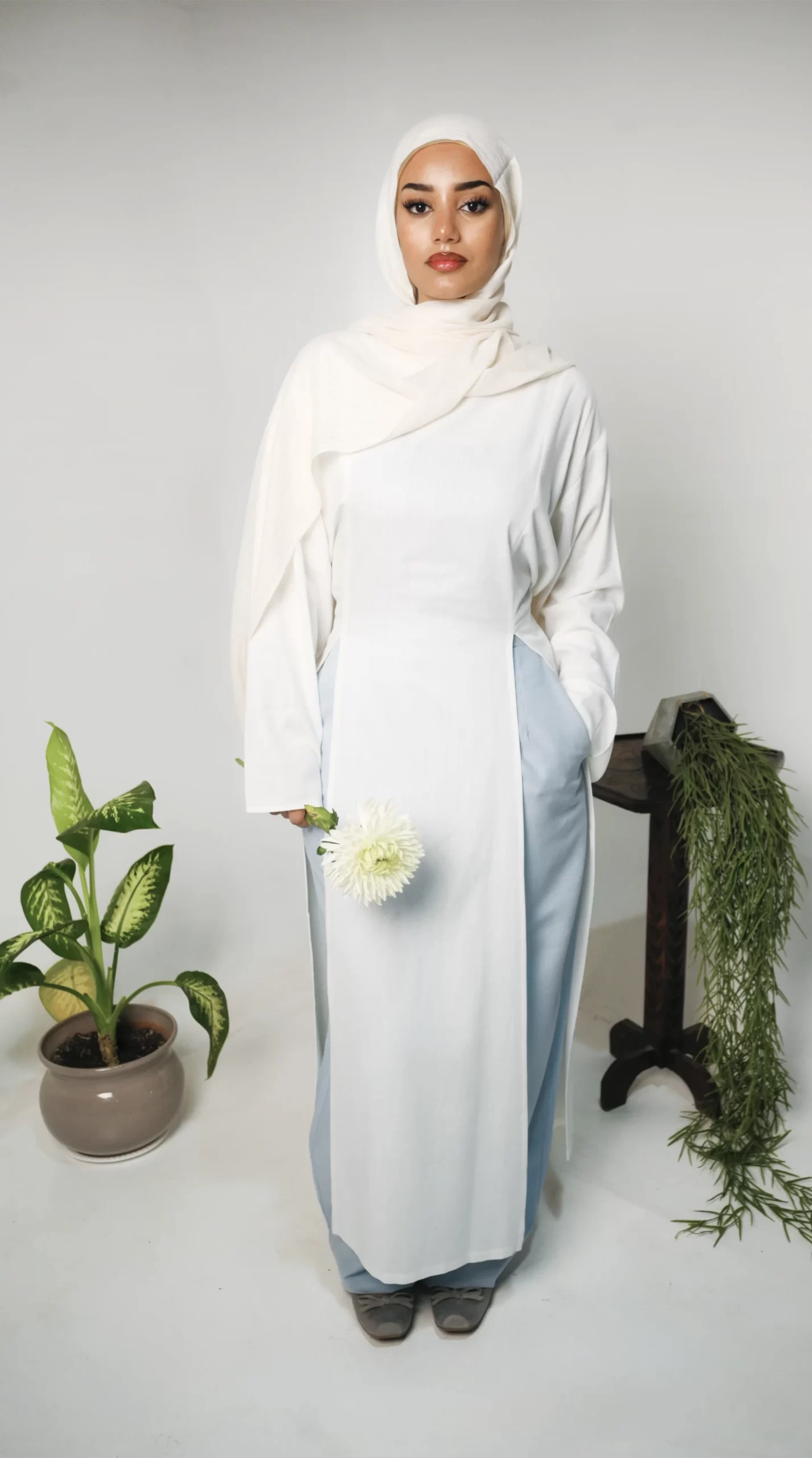 Robe Liquette Samar Blanche